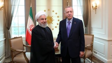 دیدار روحانی و اردوغان