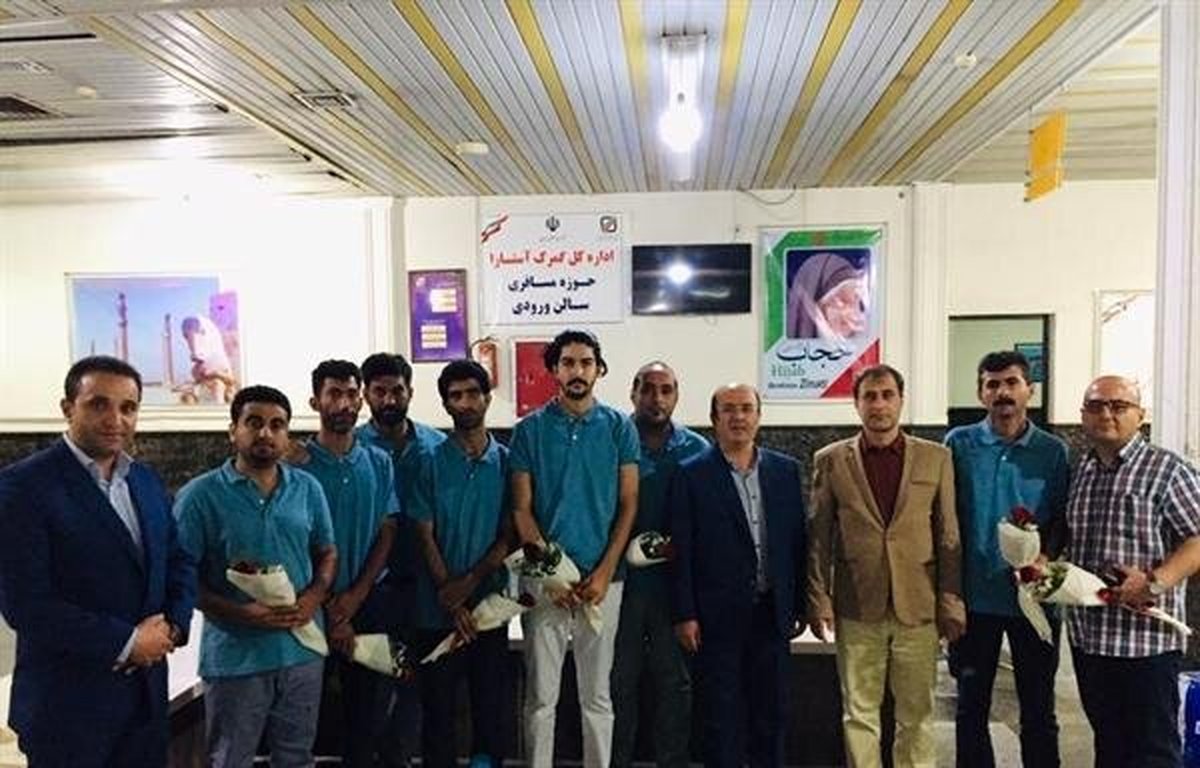 ورود خدمه کشتی غرقشده "شباهنگ" به ایران