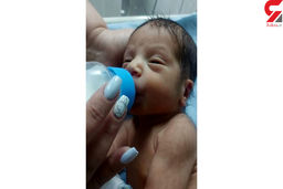 فرشته سطل زباله/ این زن نوزاد رها شده در سطل زباله نازی آباد را به بیمارستان رساند + فیلم