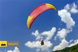 سقوط مرگبار جوان پاراگلایدر  سوار در رامیان