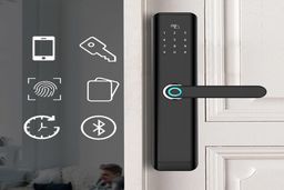 ایمنی درب ساختمان با نصب قفل هوشمند!