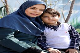 بازیگوشی سپیده خداوردی و پسرش! + فیلم و عکس