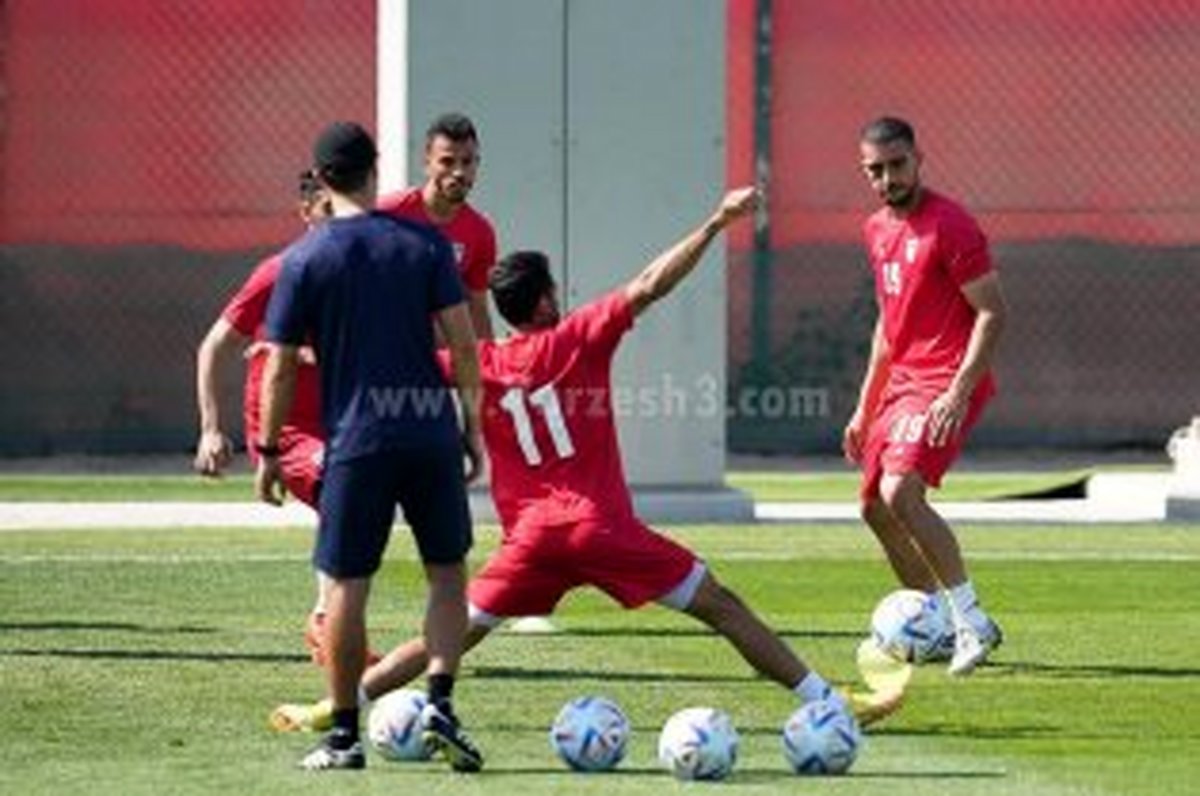 امیری و نمایش آمادگی مقابل چشم کادر فنی (عکس)