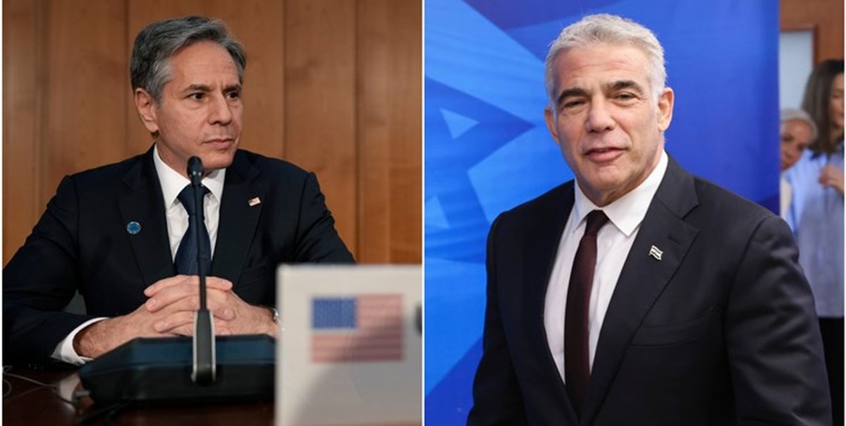 دعوت بلینکن از وزیر خارجه رژیم صهیونیستی برای گفتوگو درباره ایران