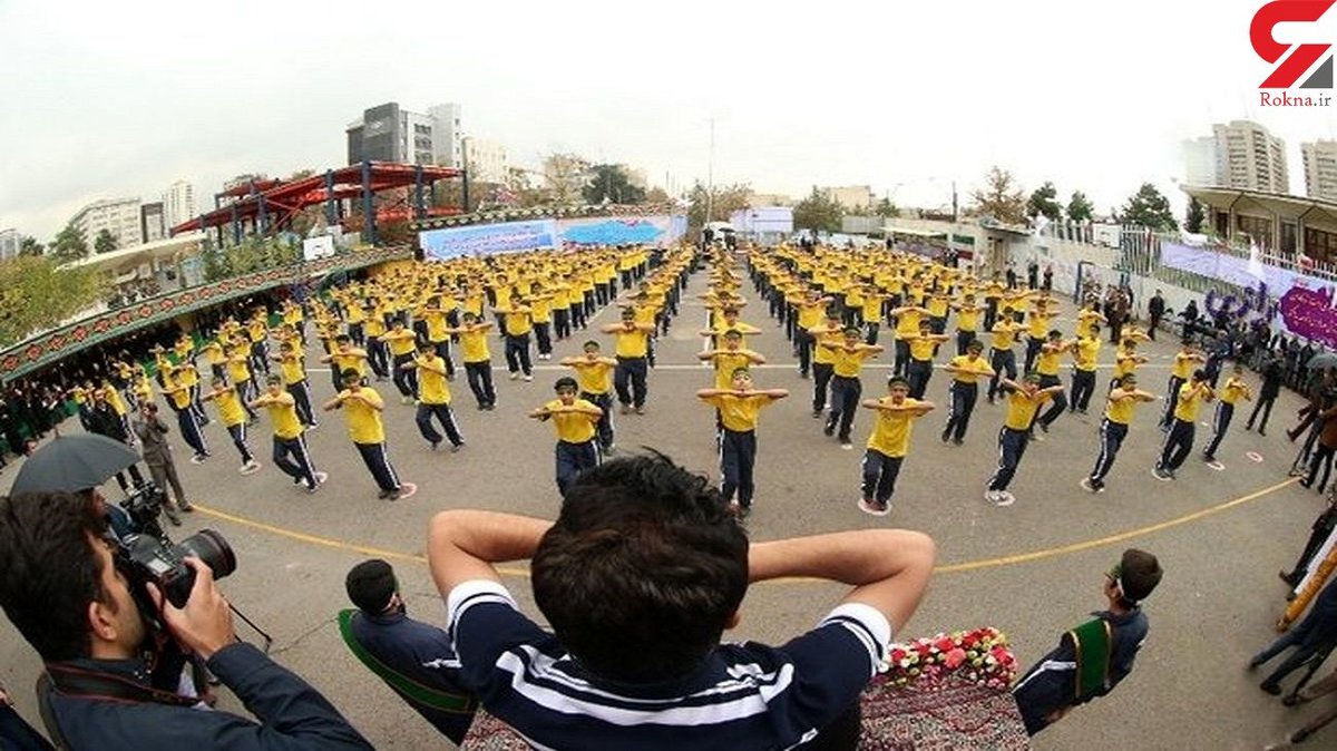 برنامه ورزش روزانه در مدارس اجرا می شود