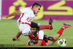 گزارش تصویری دیدار لیگ برتر فوتبال/ پرسپولیس و فولاد