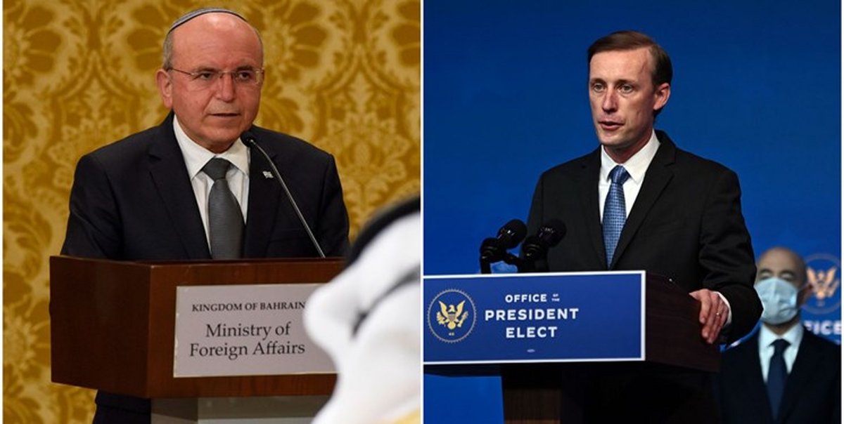 تماس تلفنی 2 مقام بلندپایه امنیتی صهیونیستی وآمریکایی درباره ایران