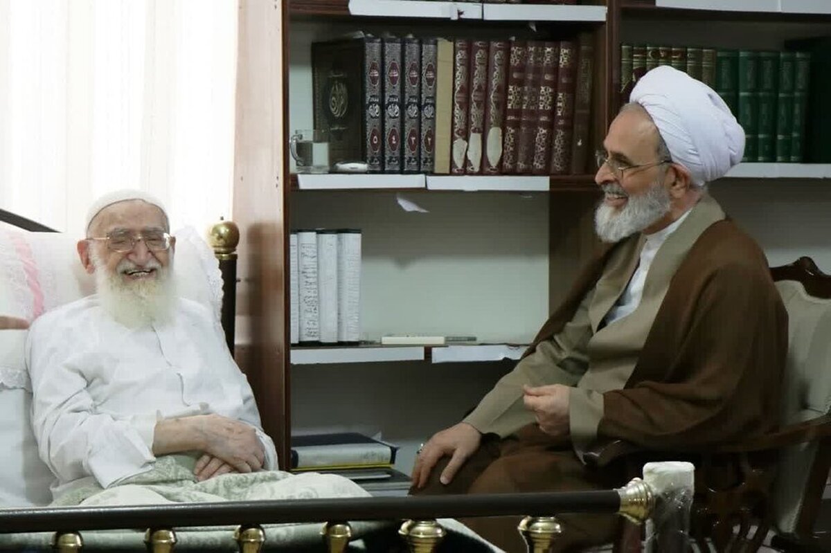 اولین تصاویر از آیت الله نوری همدانی بعد از مرخص شدن از بیمارستان