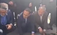 لحظه پرتاب سنگ و خاک به وزیر آموزش و پرورش بر سر مزار دختران نخبه 