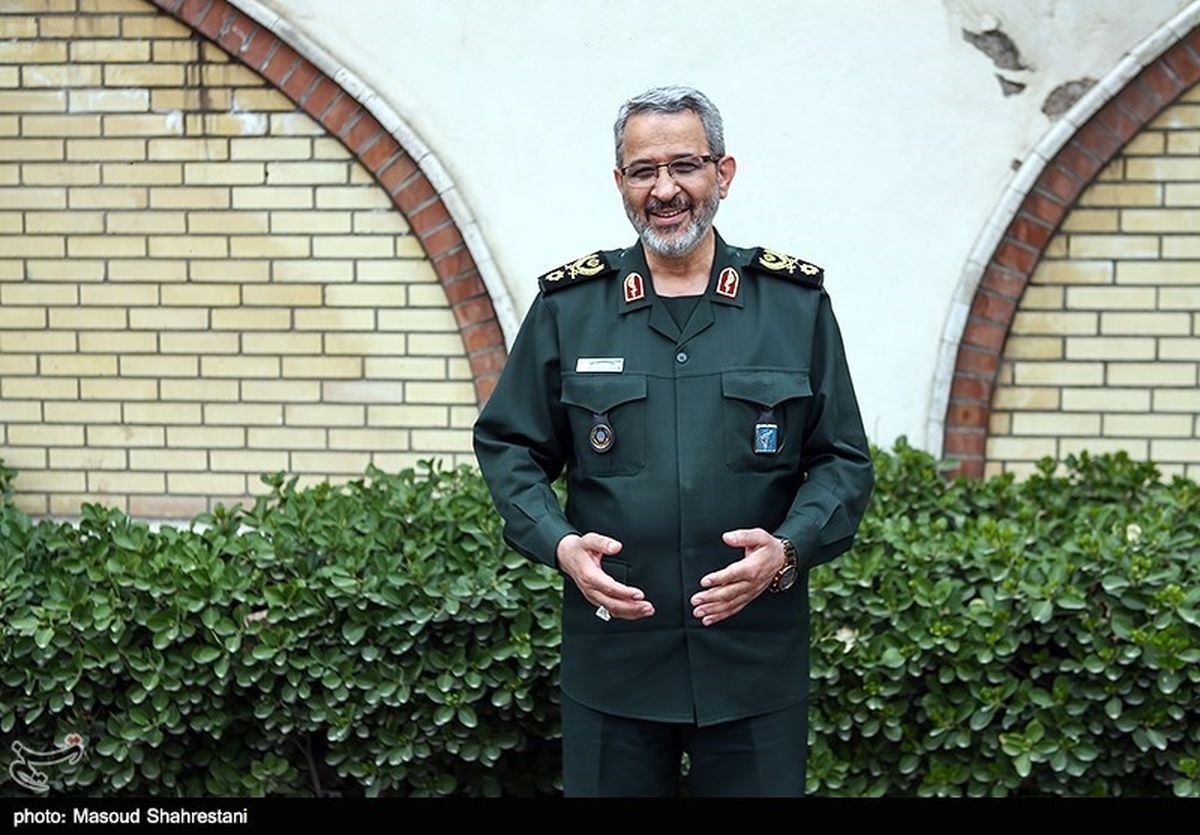 سردار غیبپرور جانشین فرمانده کل سپاه به همرزمان شهیدش پیوست