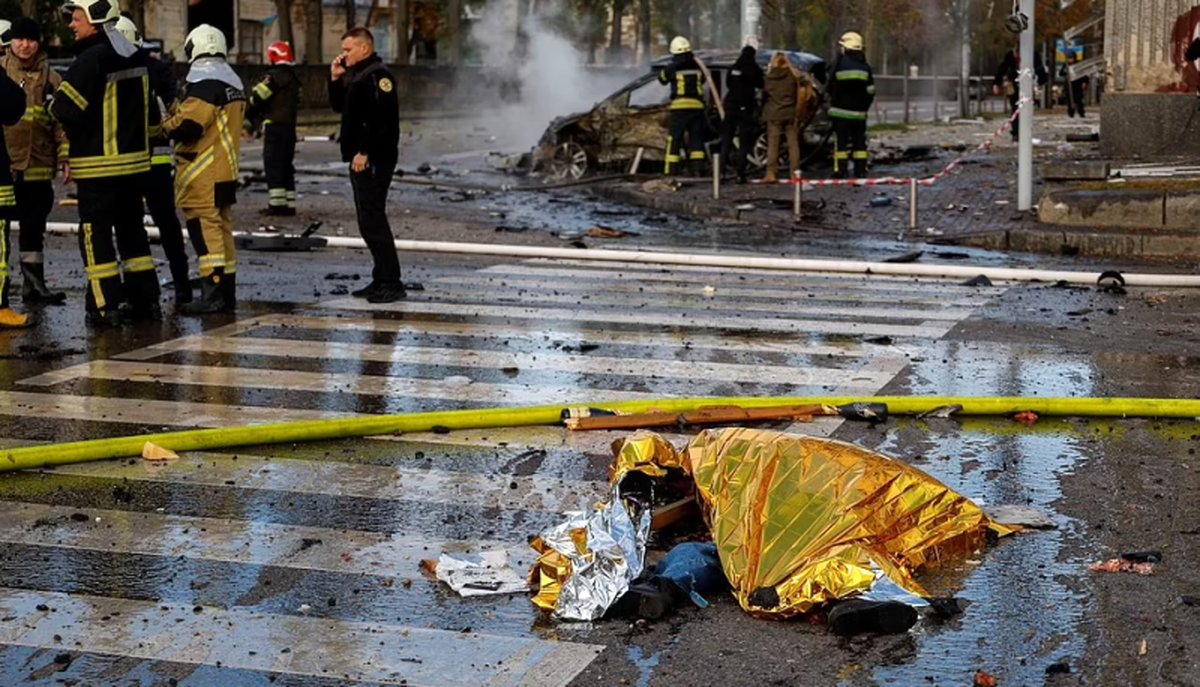 انفجار فجیع دفتر ریاست جمهوری اوکراین