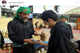 سفر بی حاشیه ترین مجری تلویزیون به کربلا/ عکس