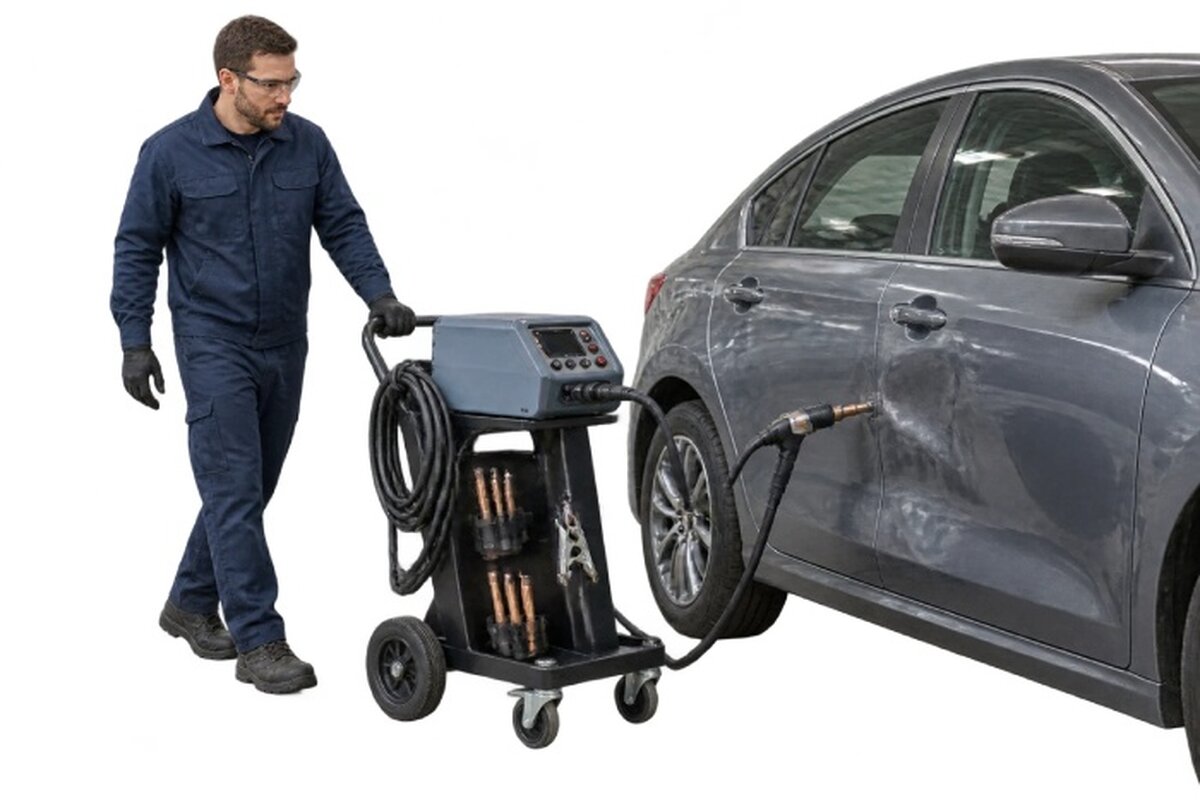 برای کارگاه صافکاری، دستگاه نقطه جوش سیار چه مشخصاتی باید داشته باشد؟