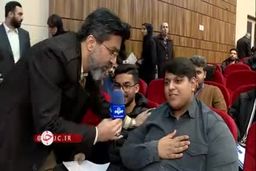 قرار دانشجوی ۱۴۳ کیلویی با رئیس جمهور + فیلم