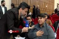 قرار دانشجوی ۱۴۳ کیلویی با رئیس جمهور + فیلم