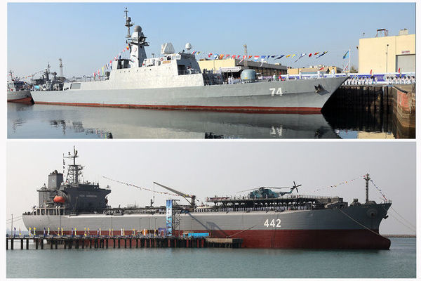 رونمایی از غول نظامی نیروی دریایی ایران