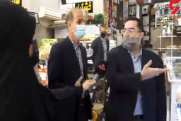 فیلم عصبانیت شدید مامور بهداشت هنگام مشاهده شیرینی‌های فاسد در قنادی