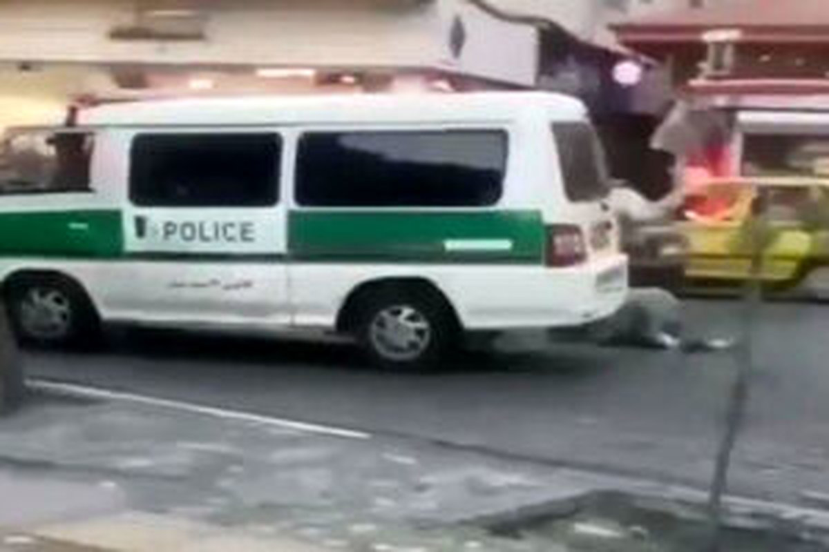 ماجرای سقوط زن از ون پلیس در گیلان چه بود؟