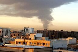 آتش سوزی شدید در جنوب غربی تهران + علت