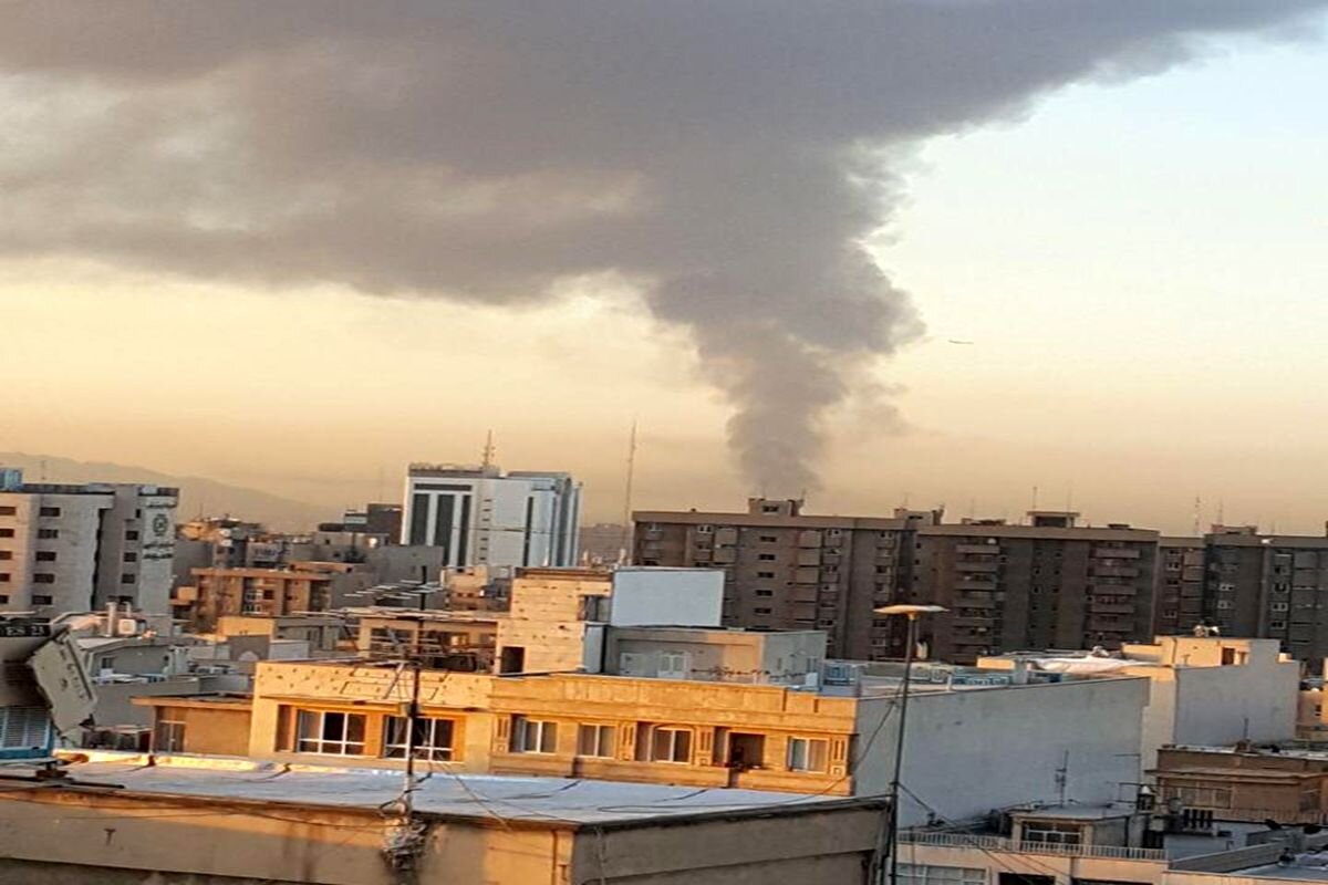 آتش سوزی شدید در جنوب غربی تهران + علت