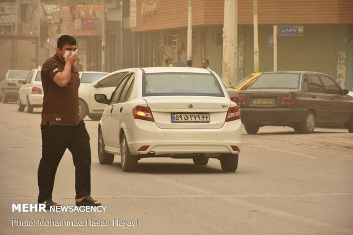 هشدار نارنجی برخاستن گرد و خاک در خوزستان صادر شد