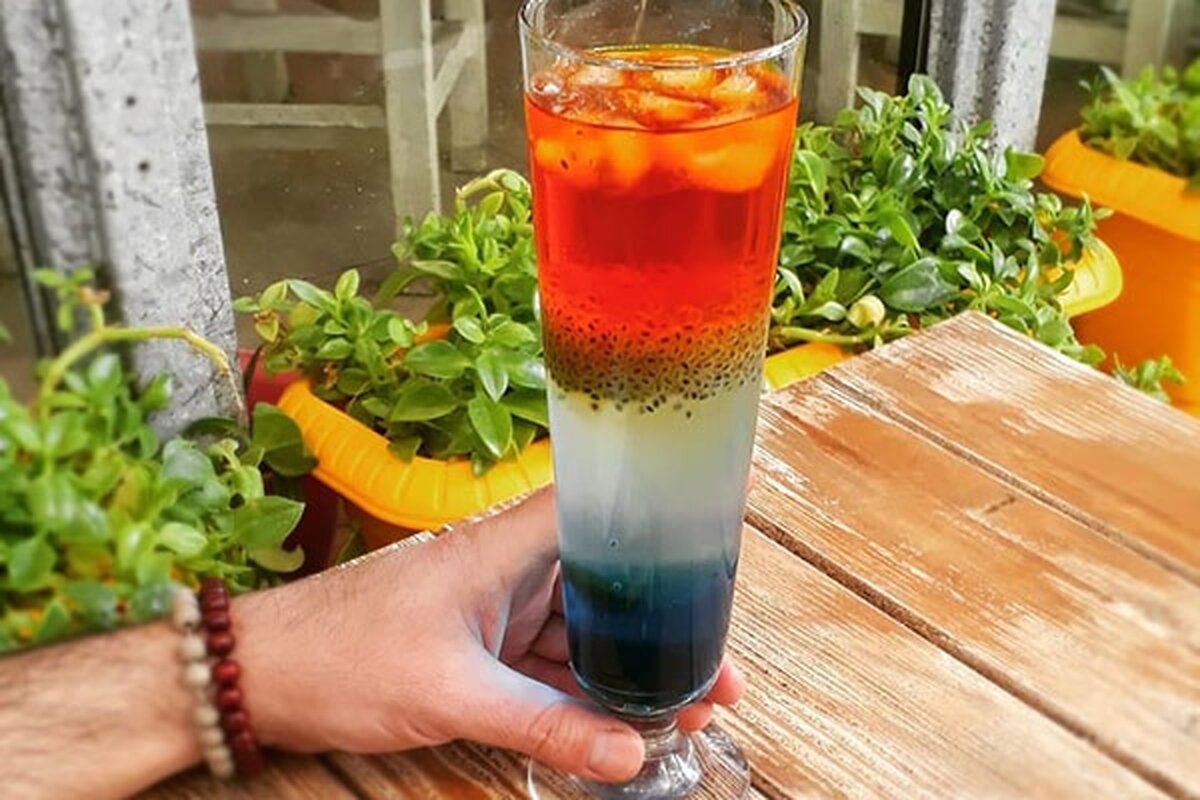 شربت سه رنگ متفاوت برای پذیرایی خاص+دو روش تهیه