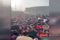 تراکم جمعیت پشت دیوارهای فرودگاه کابل