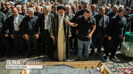 تصاویر فرزندان آیت الله رفسنجانی در مراسم تشییع عمویشان