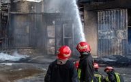 آتش سوزی انبار الکل؛ ۵ آتش نشان مصدوم شدند