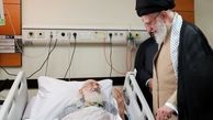 عیادت رهبر انقلاب از آیت‌الله نوری همدانی در بیمارستان + عکس