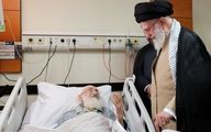 عیادت رهبر انقلاب از آیت‌الله نوری همدانی در بیمارستان + عکس