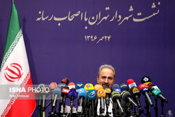 در پاسخ به «انتخاب» در نشست خبری مطرح شد
نجفی: با صراحت اعلام می‌کنم داوطلب شهرداری نبودم/ 800 نفر مدیر در شهرداری داریم؛ فکر می‌کنید همه اینها طرفداران سیاسی قالیباف یا احمدی‌نژادند؟/ مدیرانی را در شهرداری می‌شناسم که به قالیباف رای نداده‌اند