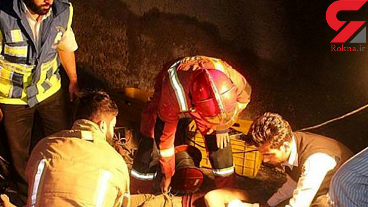 حادثه ای دردناک در خیابان طالقانی / یک کارگر بلعیده شد+ عکس