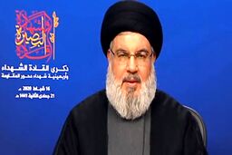 نصرالله: انقلاب ایران بر خلاف جنگ و تحریم با ایستادگی مردم، پا بر جاست