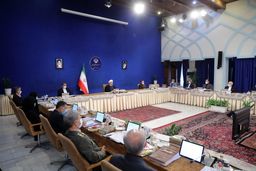 حضور ظریف در جلسه هیات دولت