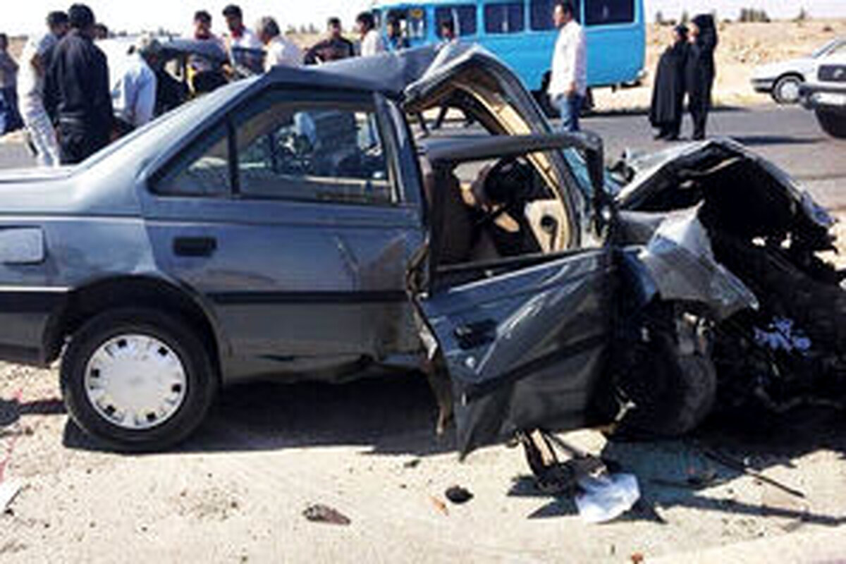 ۲کشته و ۱مصدوم در پی انحراف خودرو از جاده