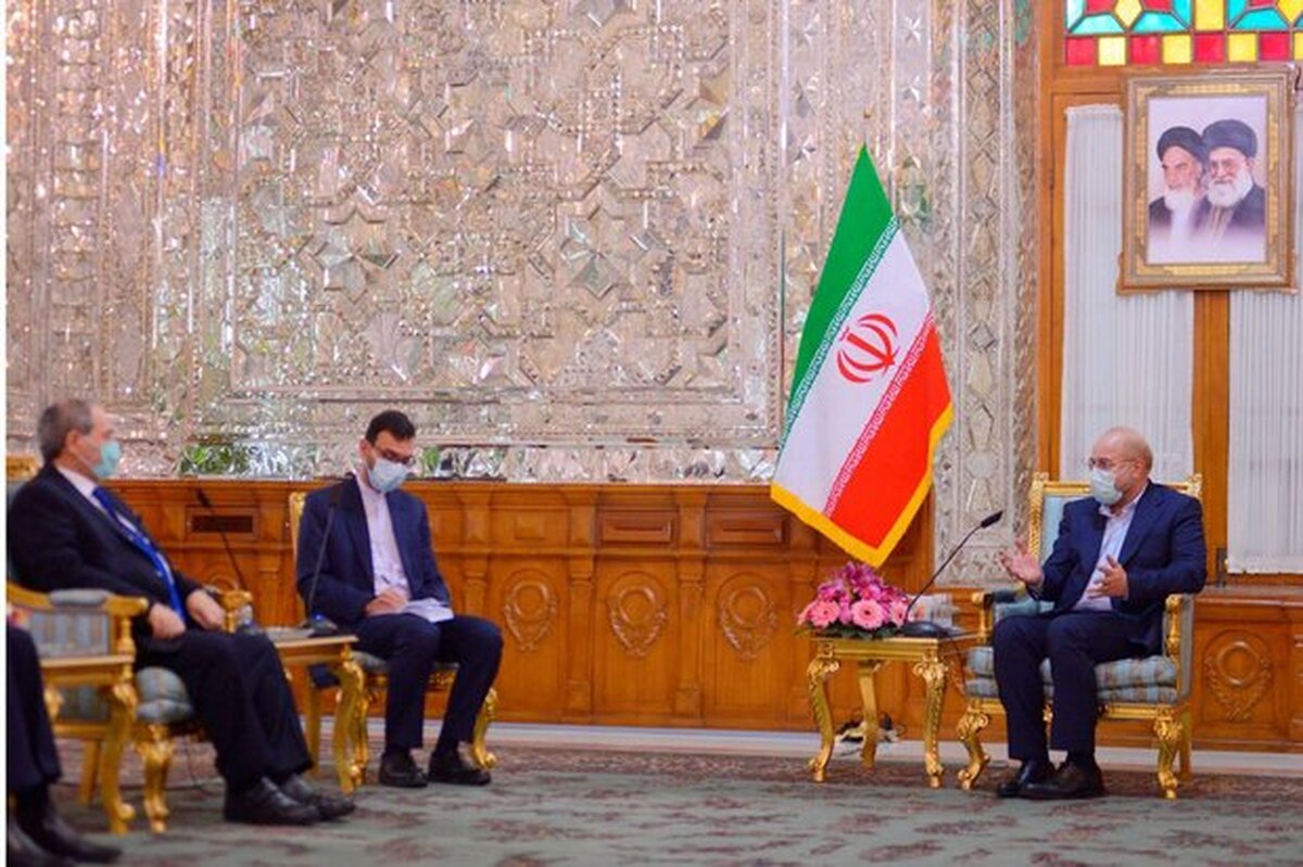 وزیر خارجه سوریه با قالیباف دیدار کرد