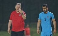 جلسه سرپایی سرمربی و کاپیتان تیم ملی(عکس)