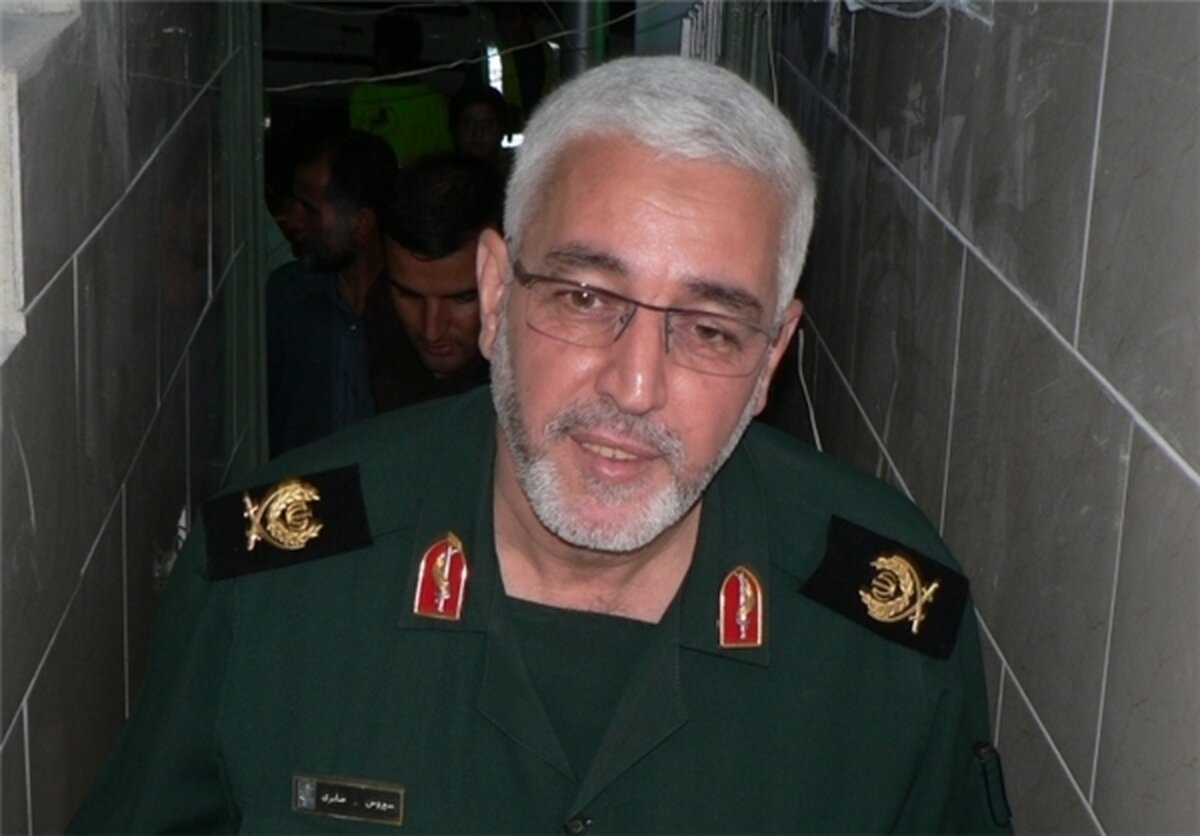 سردار سیروس صابری جانشین فرمانده سپاه محمد رسول الله(ص) تهران بزرگ شد