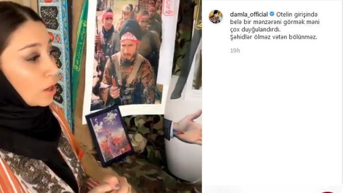 خواننده سرشناس خارجی با روسری در تبریز + عکس