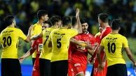 جنگ هفت نفره در جدال سپاهان - پرسپولیس