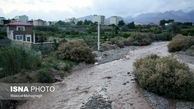  سیل در  نطنز جاری شد