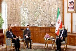 وزیر امور خارجه روسیه به دیدار قالیباف رفت