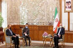 وزیر امور خارجه روسیه به دیدار قالیباف رفت