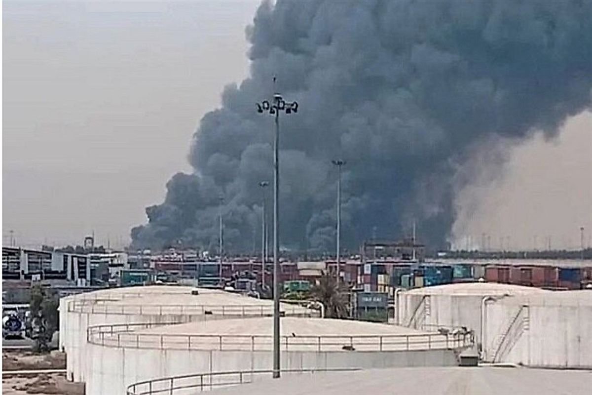 علت آغاز آتش سوزی در بندر شهید رجایی مشخص شد