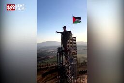 تندیس سردار سلیمانی پیش روی نتانیاهو در فلسطین اشغالی