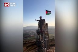 تندیس سردار سلیمانی پیش روی نتانیاهو در فلسطین اشغالی