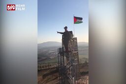 تندیس سردار سلیمانی پیش روی نتانیاهو در فلسطین اشغالی