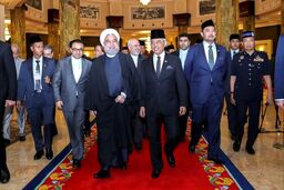 گزارش توییتری ظریف از سفر روحانی به کوالالامپور