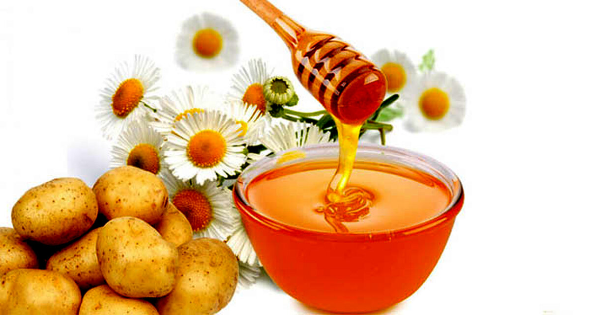 آشنایی با انواع ماسک سیب زمینی و عسل و خواص آن